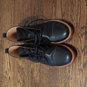 Warfield & Grand Men's Grimes ankle height cap toe lace up boot